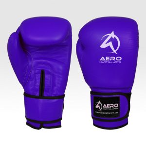 Aero's Dark Blue Boxing Gloves